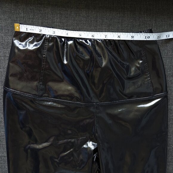 Aritzia Wilfred Free Wet Look Black Daria Pants - Picture 7 of 10